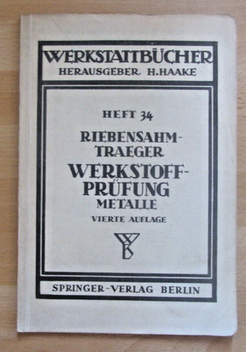 Heft haake werkstatt bücher - haake,