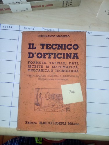 746n tecnico officina - il, di