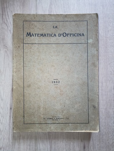 Matematica officina 1932 - la,