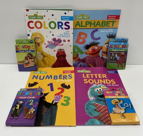 8pc sesame street math reading - street,